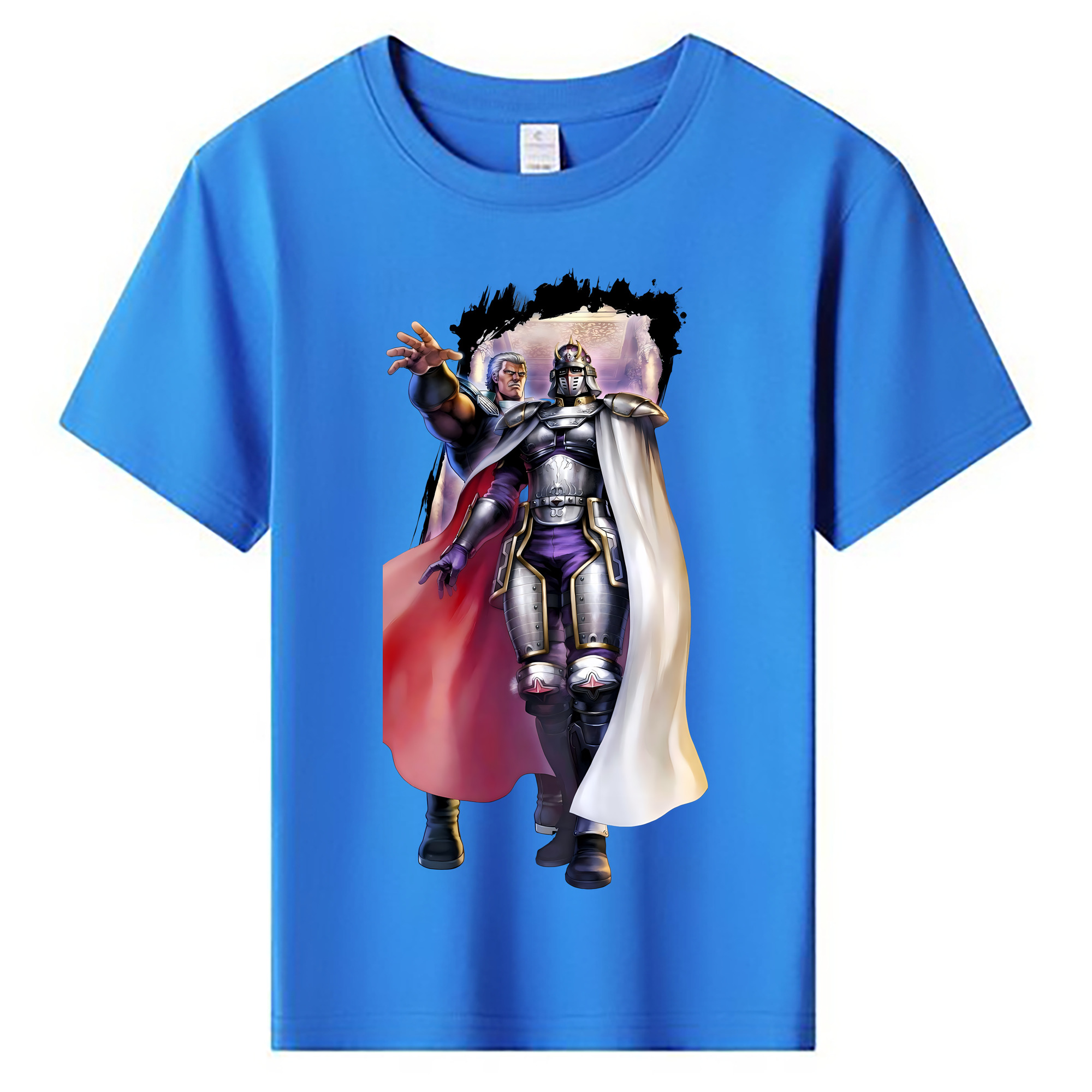 （画像用） 北斗の拳 Fist of the North Star 綿100％キッズTシャツ（フロントプリント）